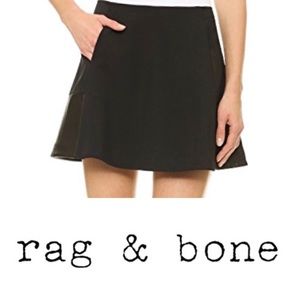 Rag & Bone Montrose Skirt with Leather